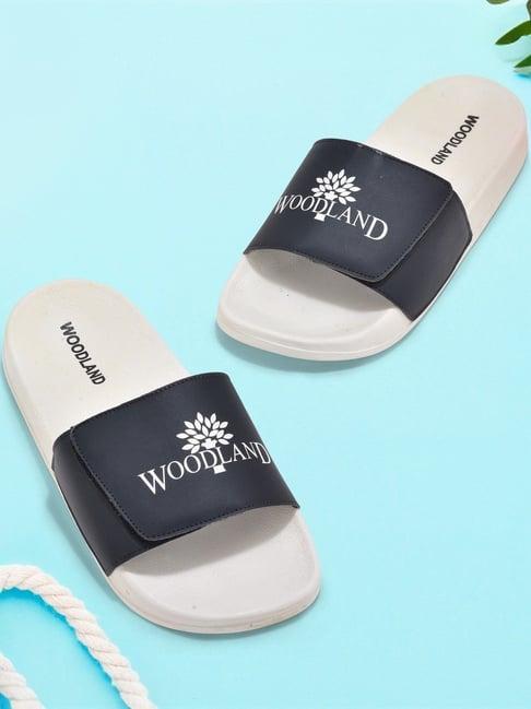 woodland men's navy slides