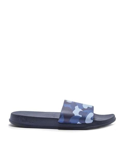 woodland men's navy slides