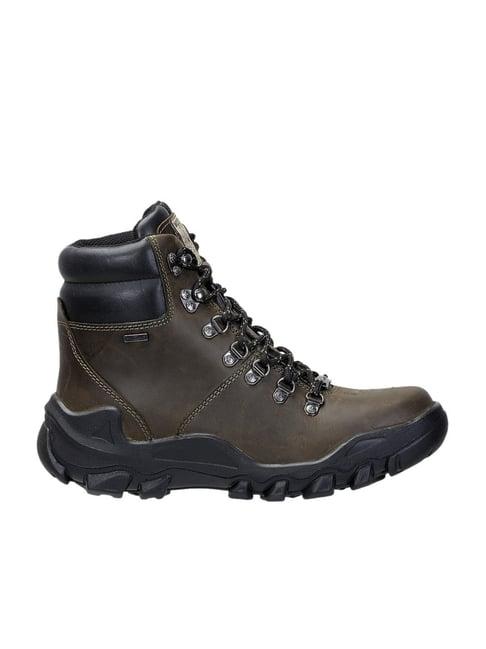 woodland men's olive casual boots