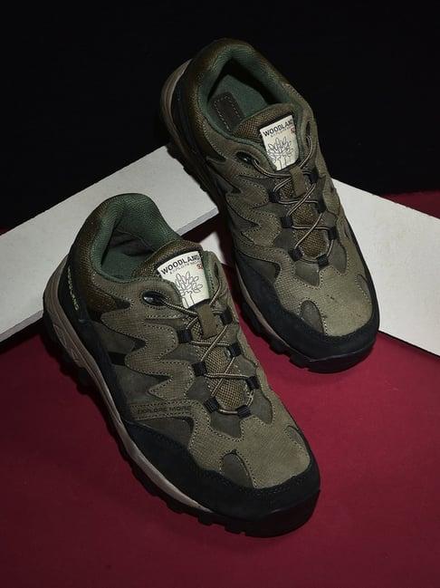 woodland men's olive casual sneakers