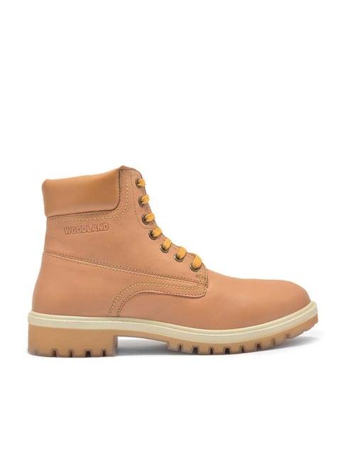 woodland men's tan casual boots