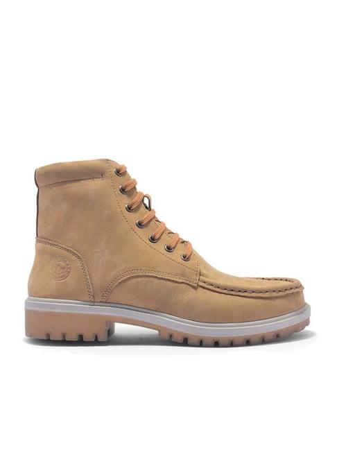 woodland men's tobacco casual boots