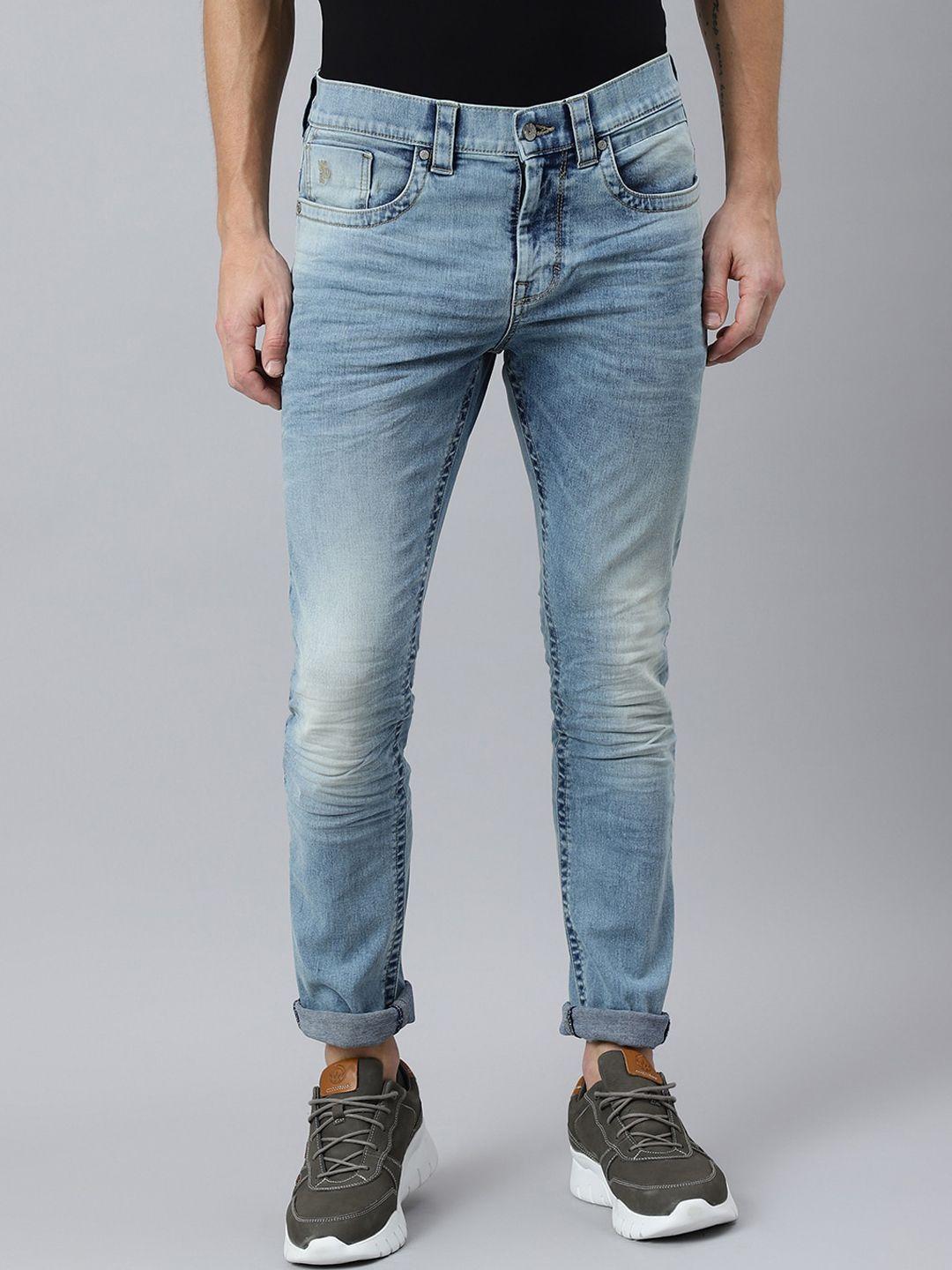 woodland men blue heavy fade stretchable jeans