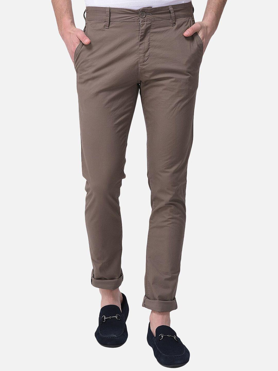 woodland men brown chinos trousers