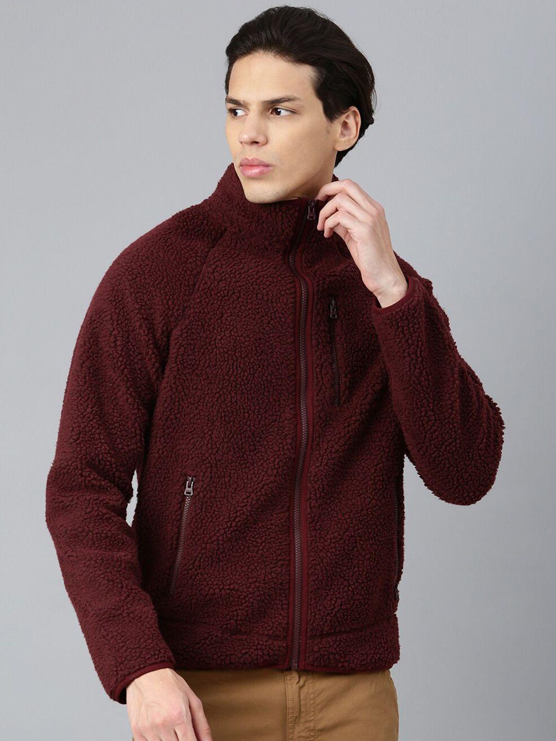 woodland men burgundy sweatshirt