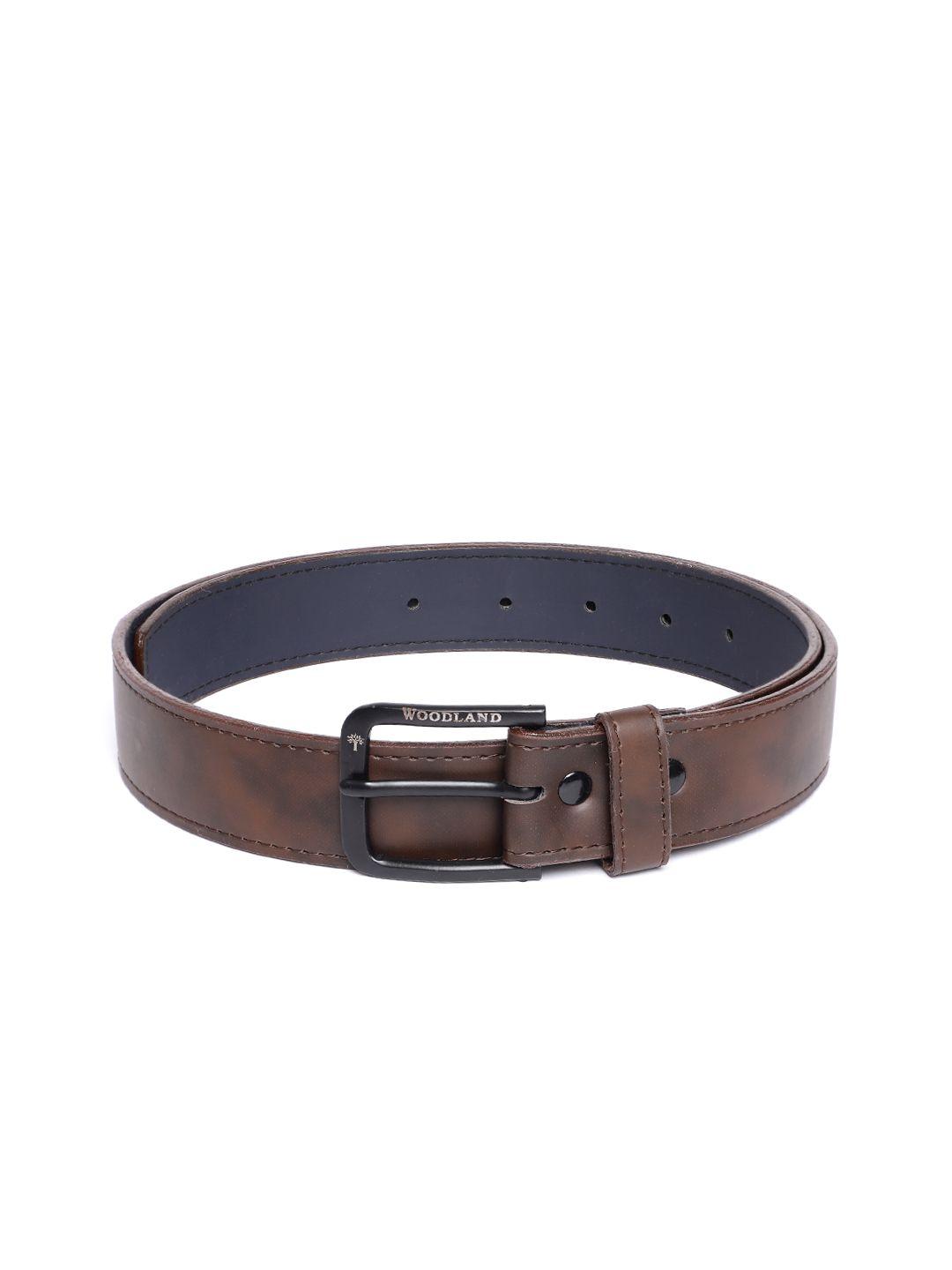 woodland men leather belt