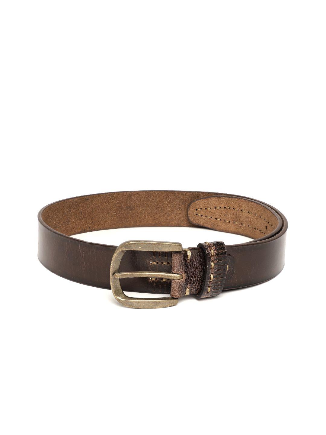 woodland men leather belt