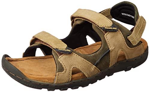 woodland mens gd 0491108nw khaki sandal - 9 uk (43 eu)(gd 0491108nw)