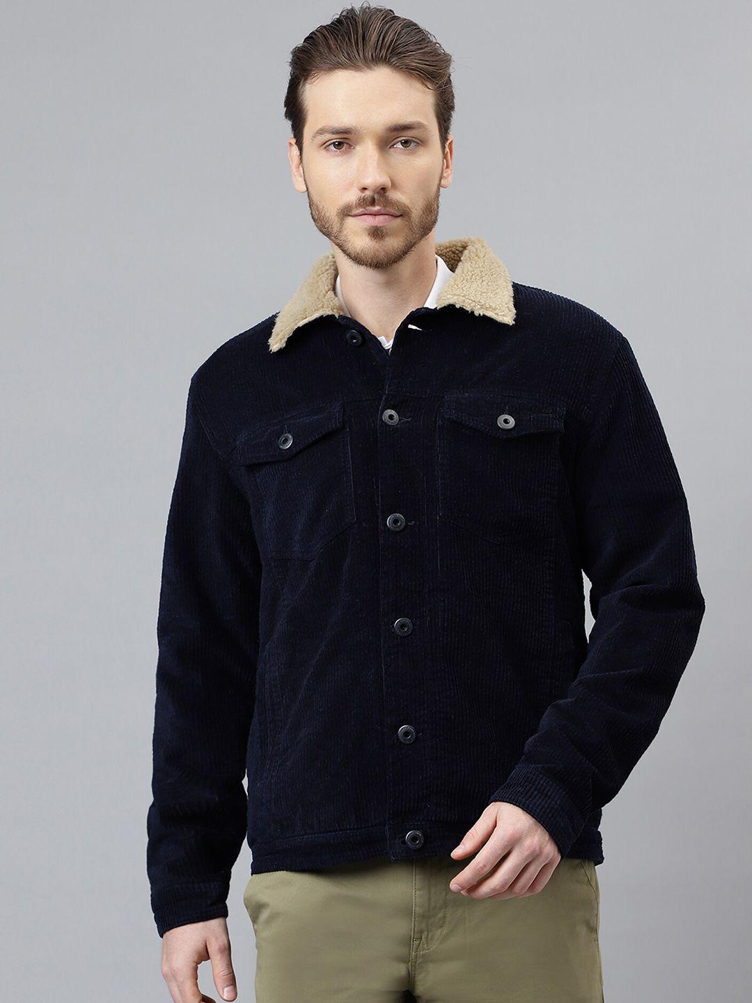 woodland spread collar pure cotton tailored jacket