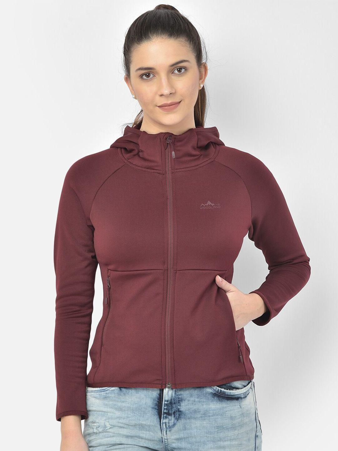 woodland women burgundy sweatshirt