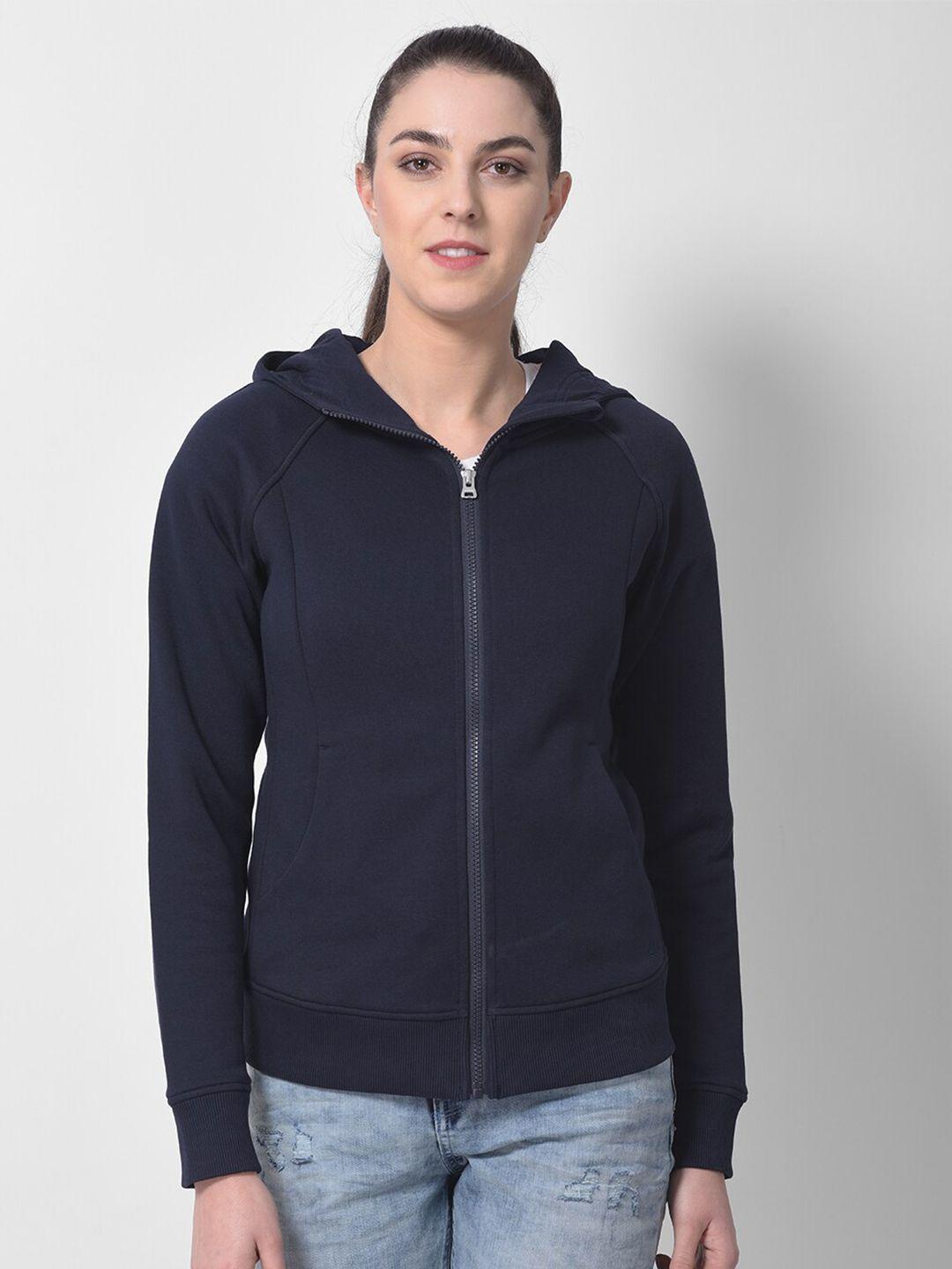 woodland women navy blue hooded sweatshirt