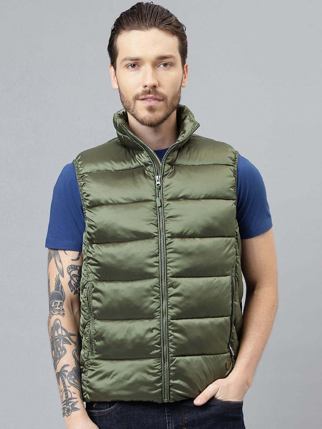 woods stand collar padded jacket