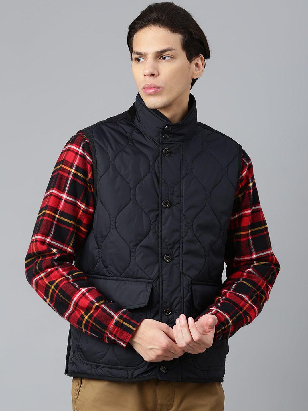 woods men polyester quilted jacket