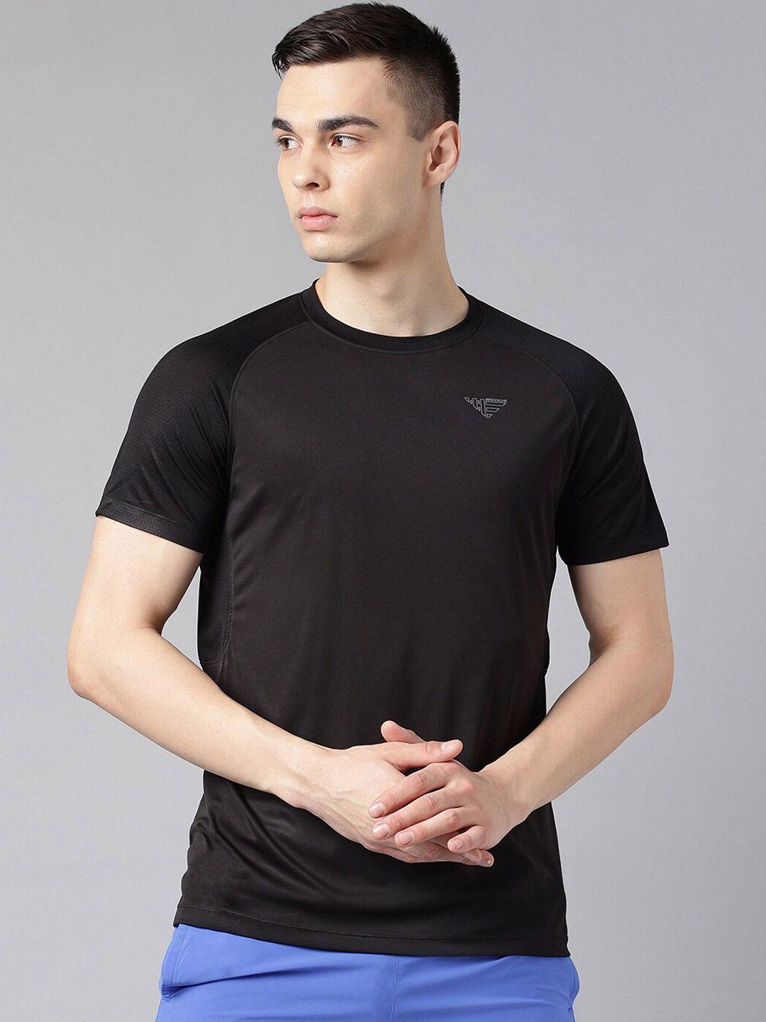 woods round neck antimicrobial training or gym t-shirt