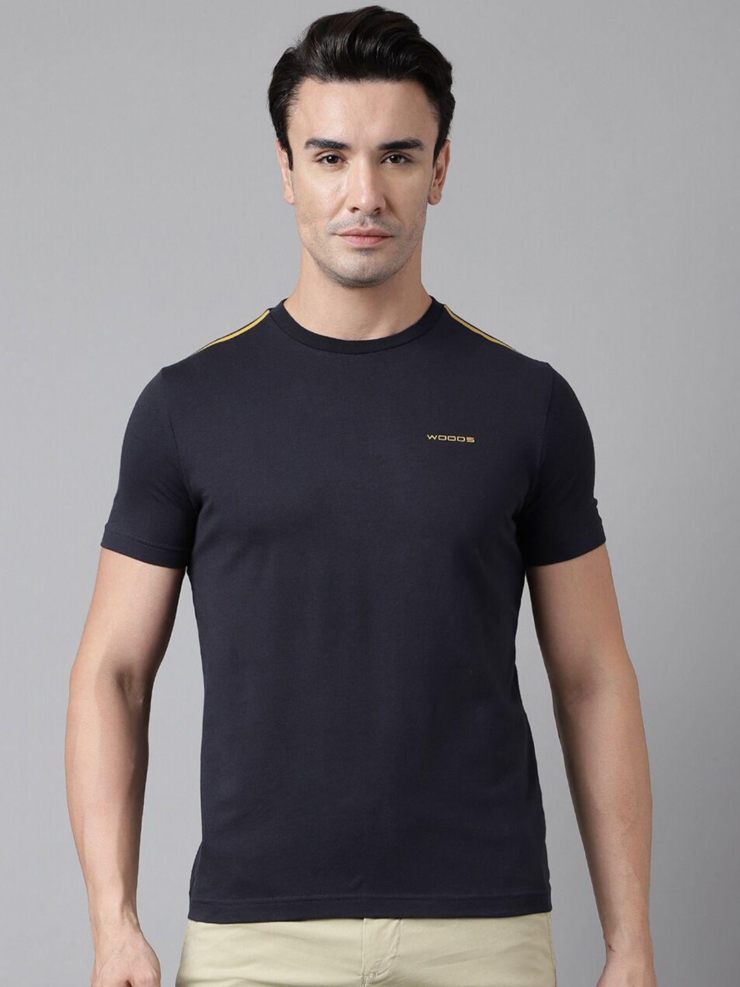 woods round neck short sleeves t-shirt