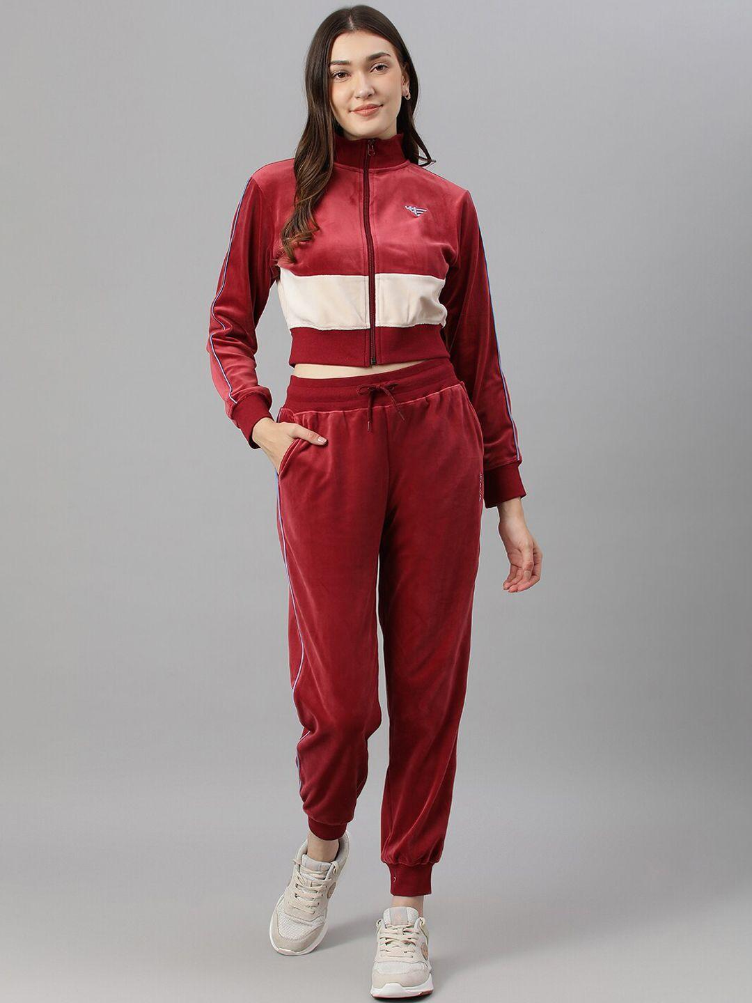 woods women colourblocked tracksuits