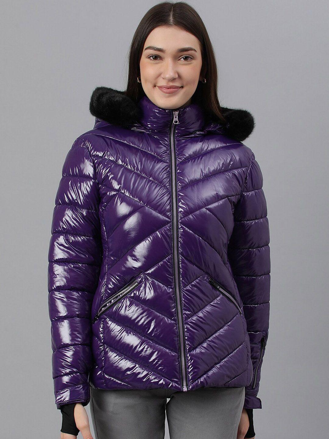 woods women hooded puffer jacket