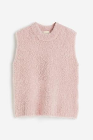 wool-blend sweater vest