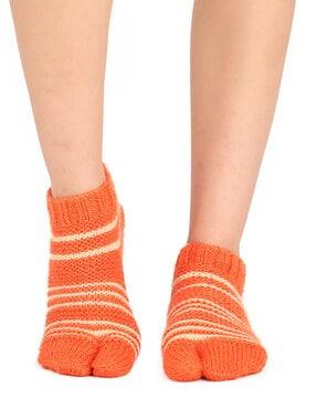 woolen ankle-length foot covers