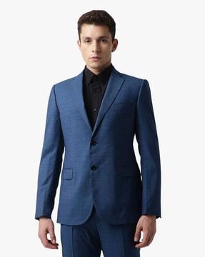 woollen regular fit 2-piece suit set