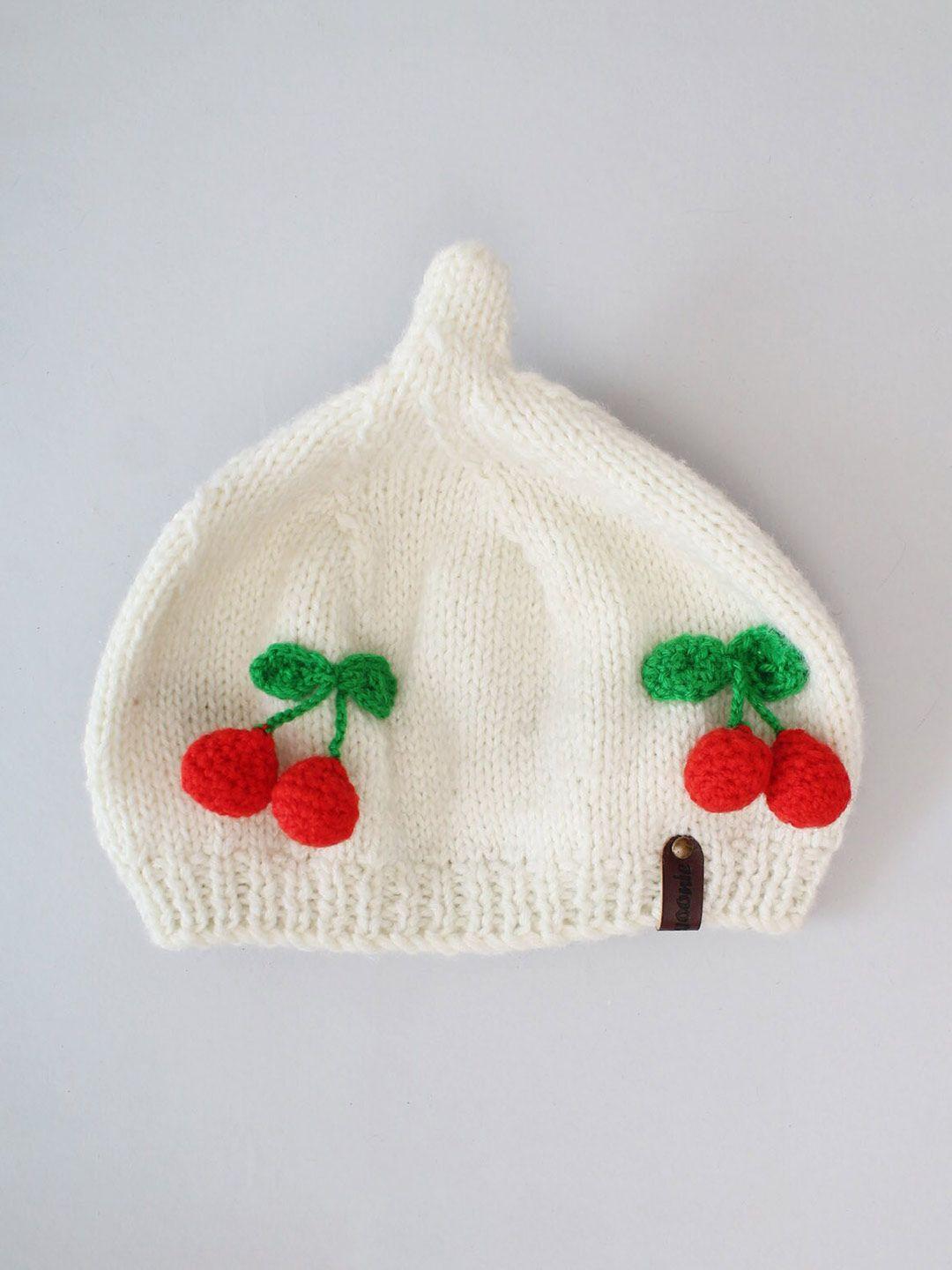 woonie kids embroidered acrylic beanie