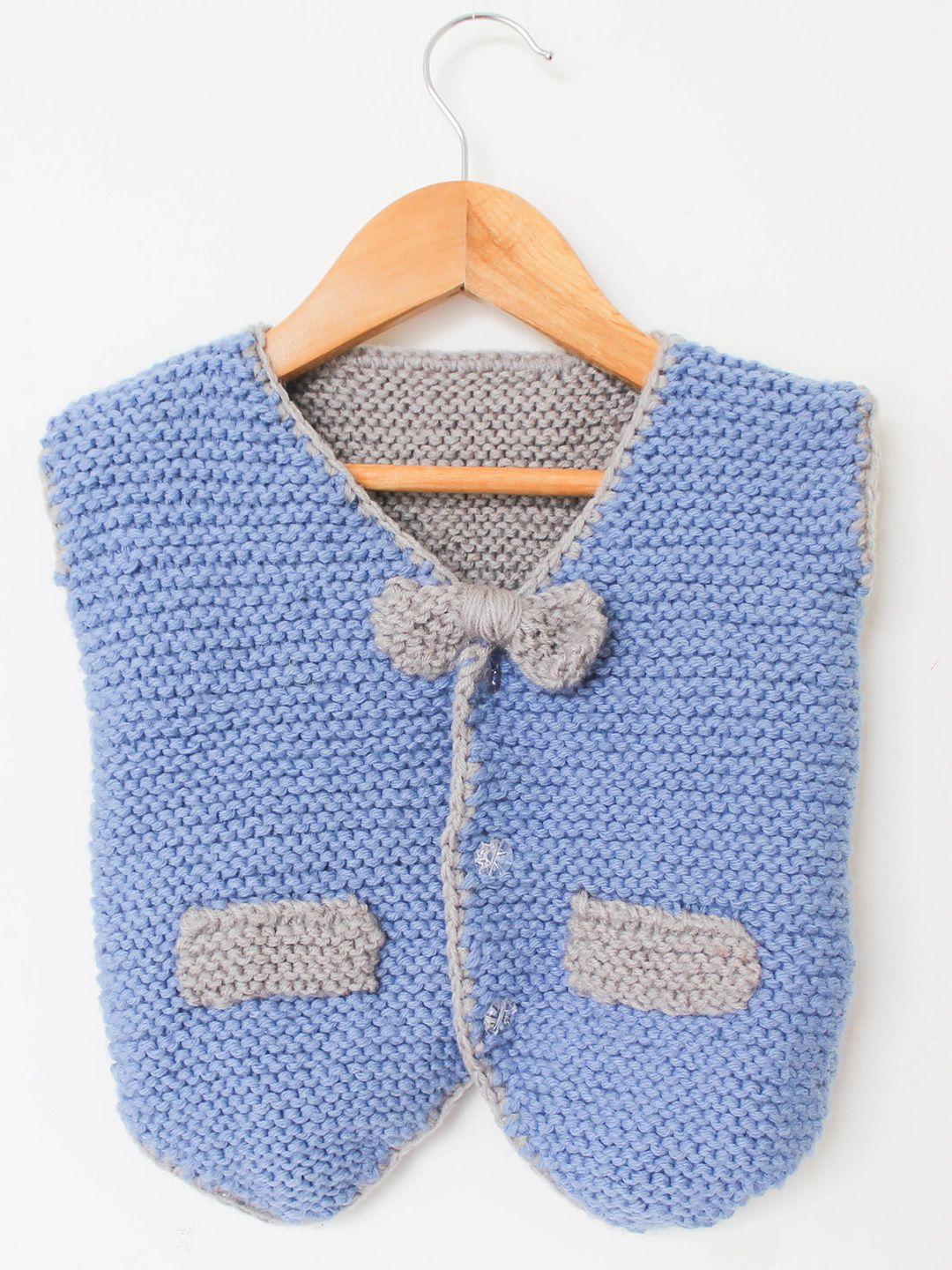 woonie unisex kids cable knit acrylic sweater vest
