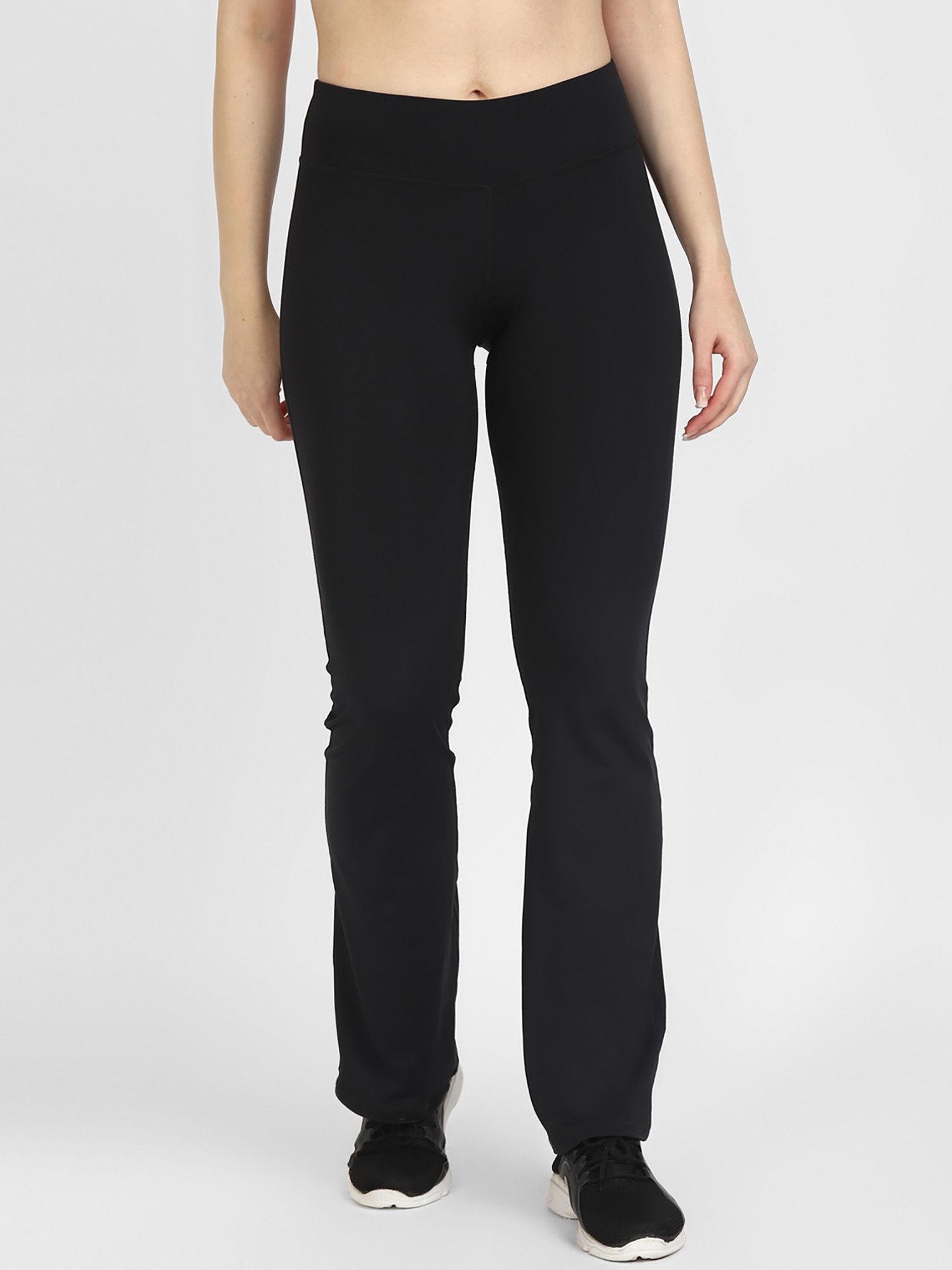 wor pp bootcut black training track pant