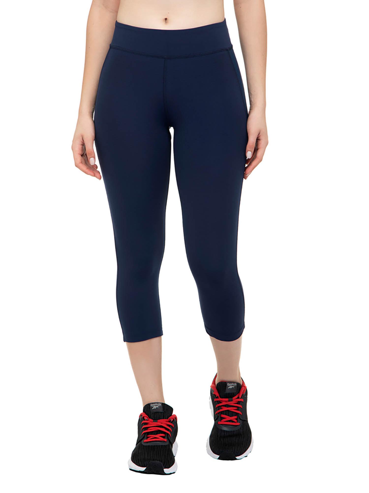 wor pp capri navy blue training tights