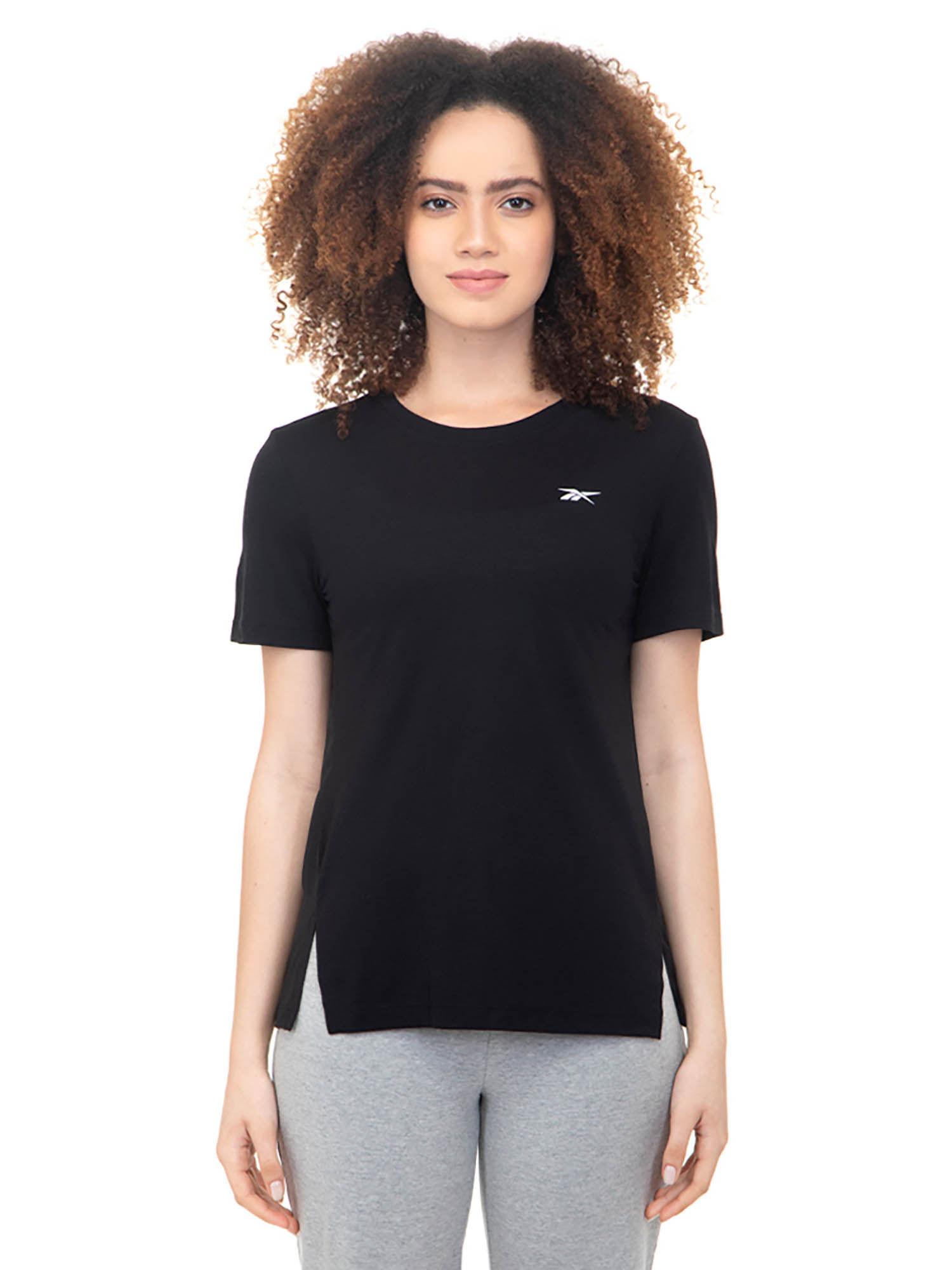 wor supremium detail tee black training t-shirt