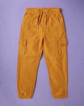 wotnot trackpant, mustard, 3-4y