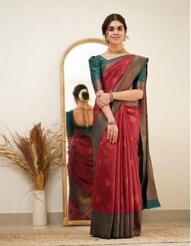 woven banarasi kanjivaram silk saree saree