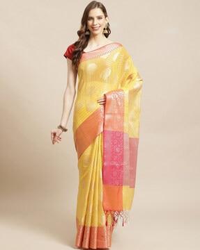 woven banarasi saree