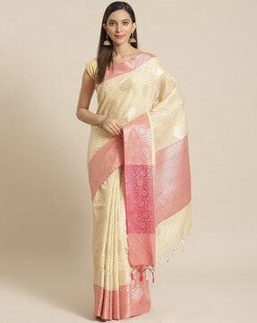 woven banarasi saree