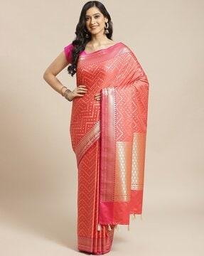 woven banarasi saree