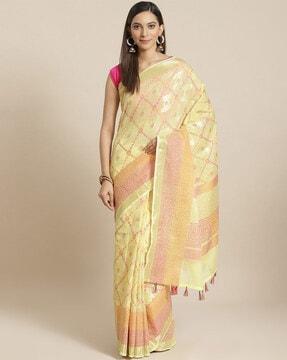 woven banarasi saree