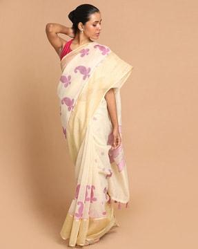 woven banarasi saree