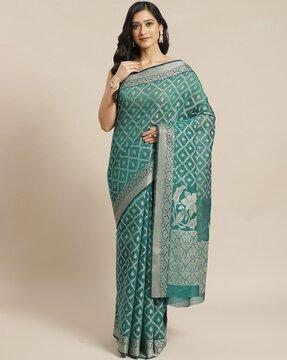 woven banarasi saree