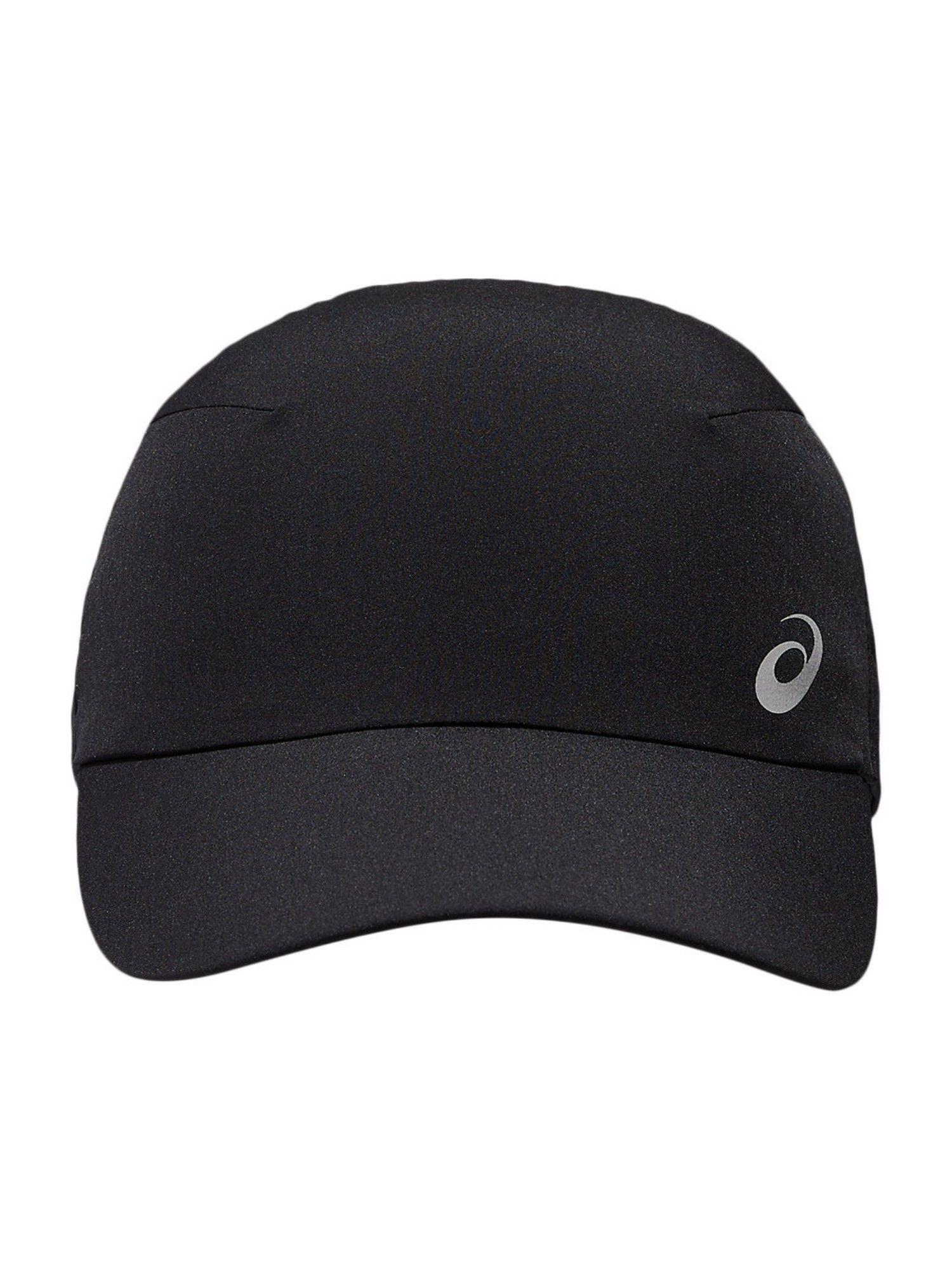 woven black unisex cap