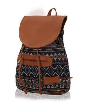 woven pattern everyday backpack