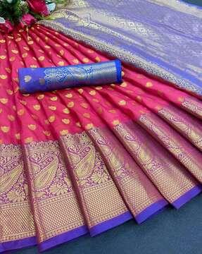 woven traditional banarasi handloom saree