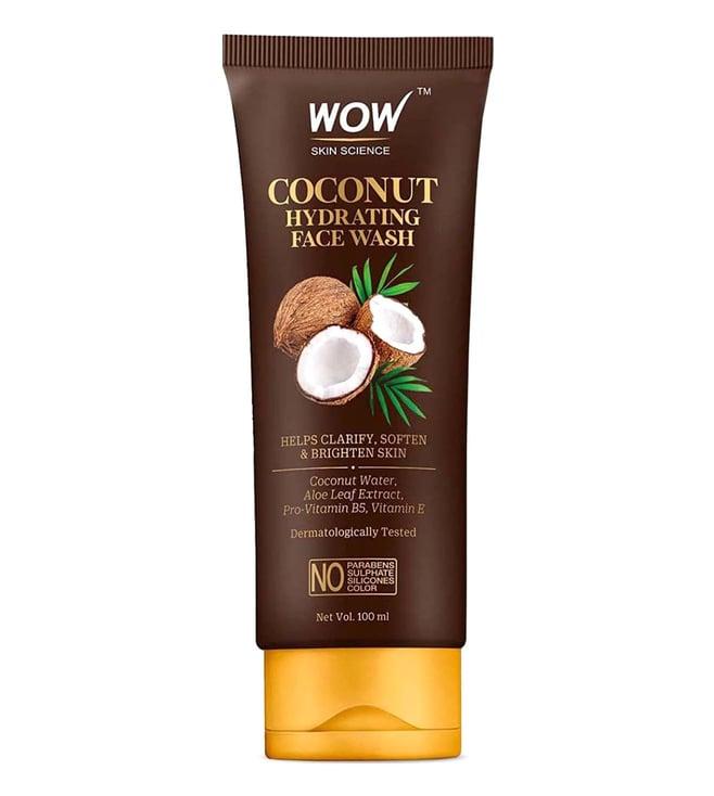wow skin science coconut hydrating face wash - 100 ml