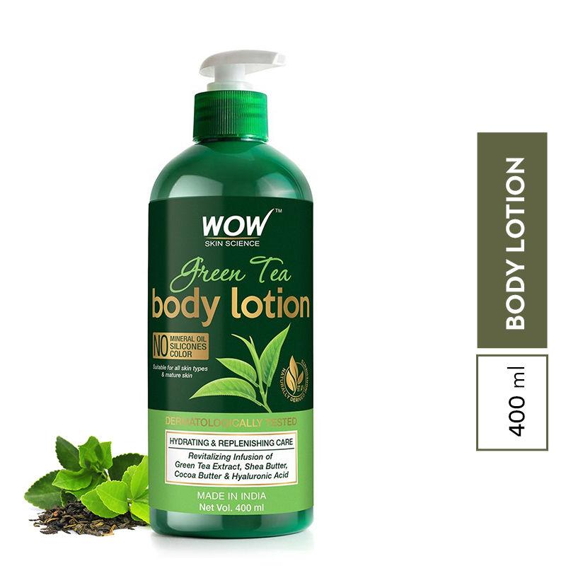 wow skin science green tea body lotion