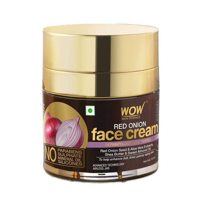 wow skin science red onion face cream