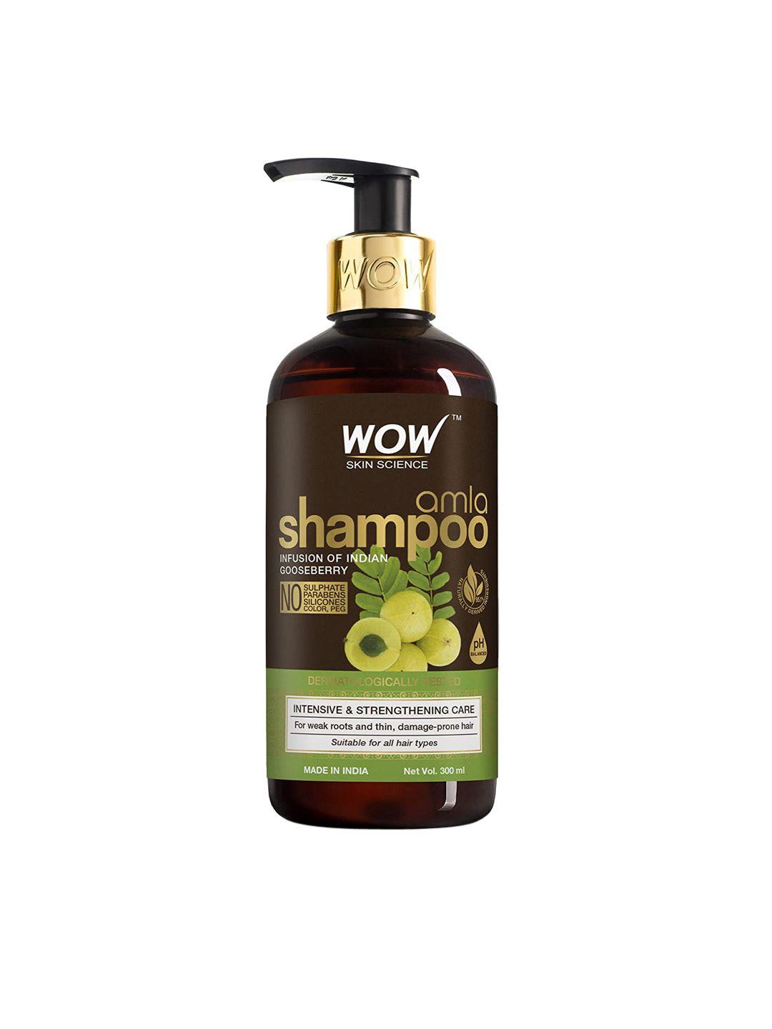 wow skin science amla shampoo for weak hair - 300ml