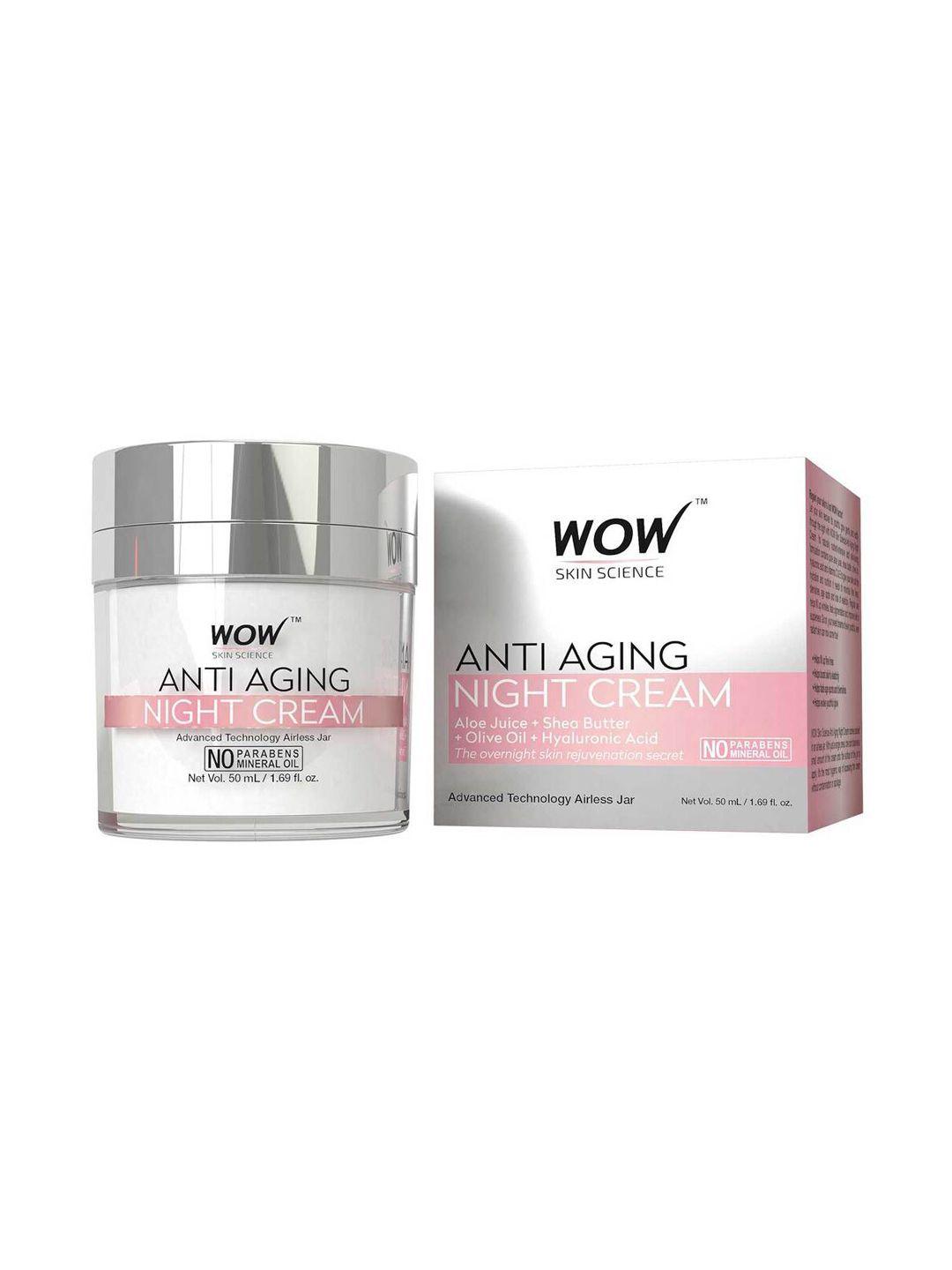 wow skin science anti aging night cream 50 ml