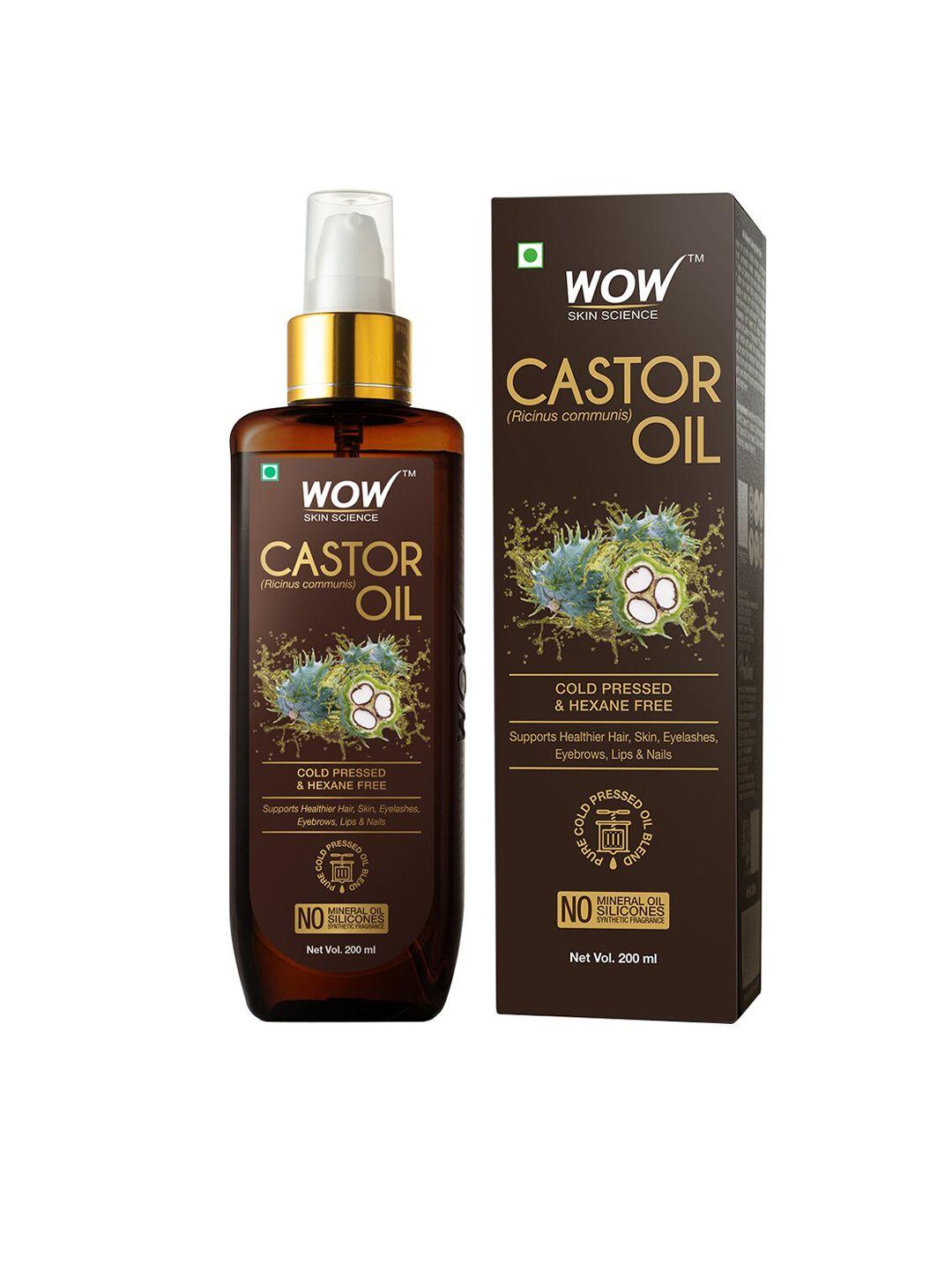 wow skin science castor oil 200 ml