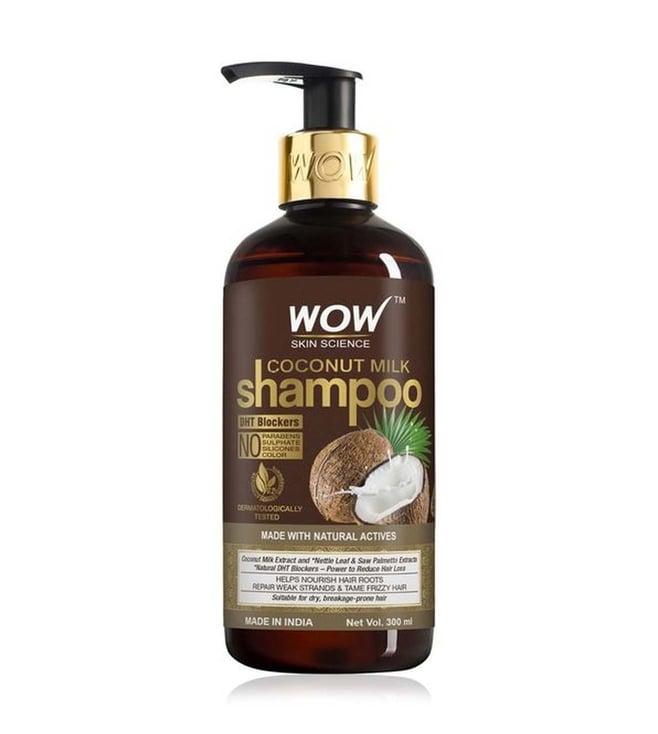 wow skin science coconut milk shampoo - 300 ml