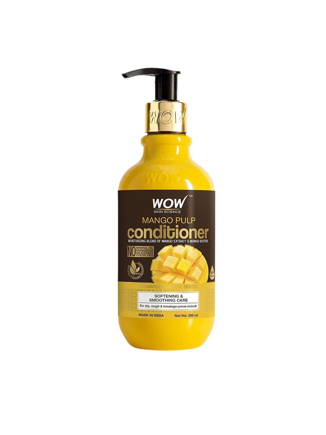 wow skin science mango pulp hair conditioner for healthy hair - 300ml