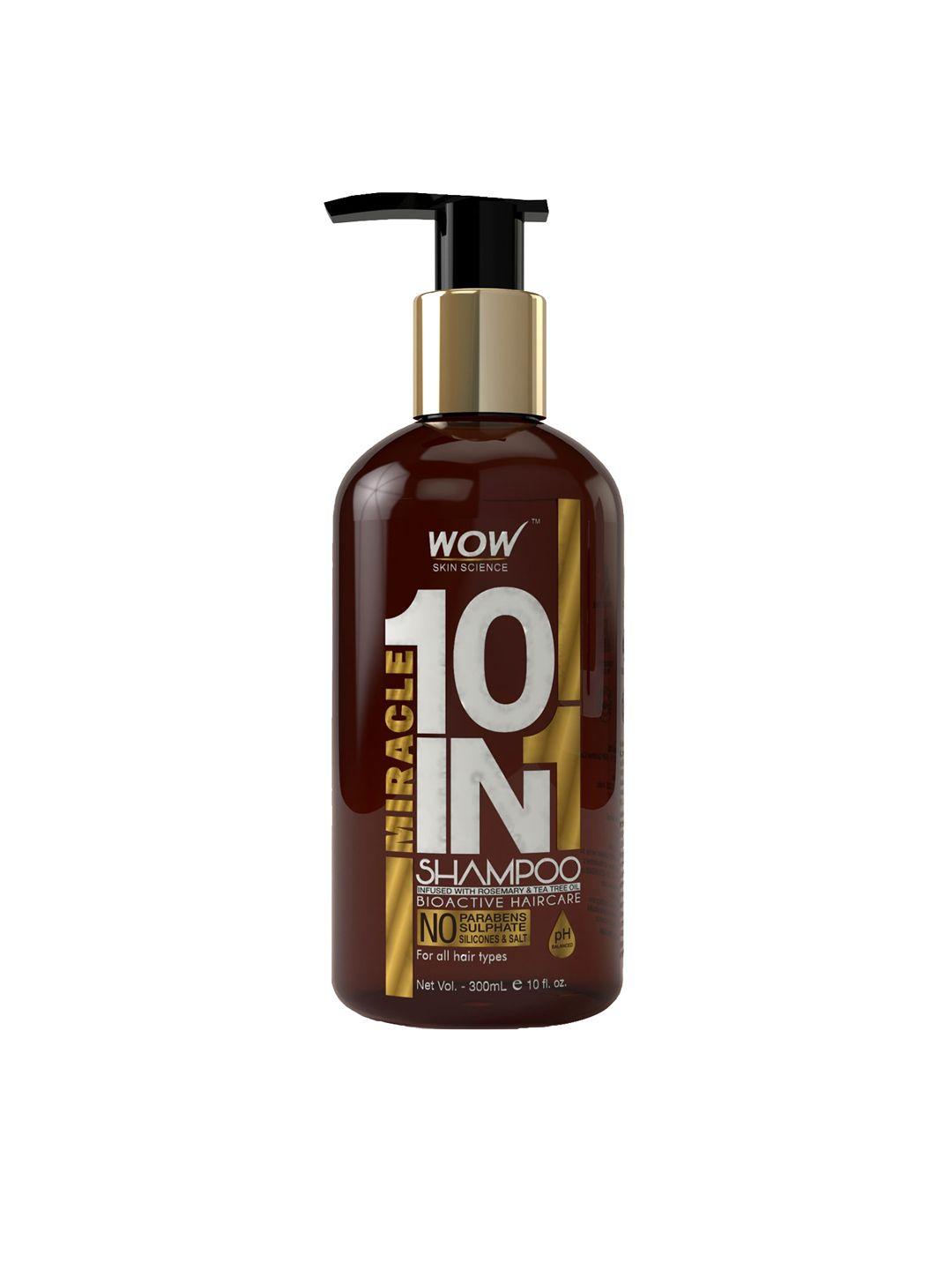 wow skin science miracle 10 in 1 shampoo 300 ml