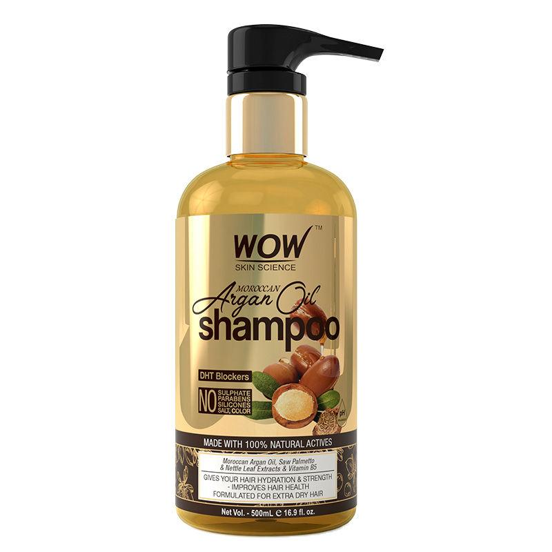 wow skin science moroccan argan oil shampoo